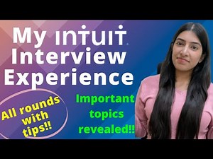 My Intuit Interview Experience - Application Process, All rounds in Detail with Tips!!