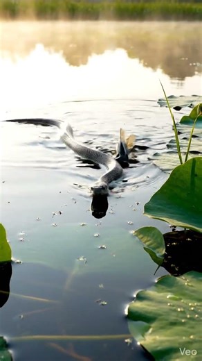 Water Snake Fish Grab | Marsh Surface Hunt