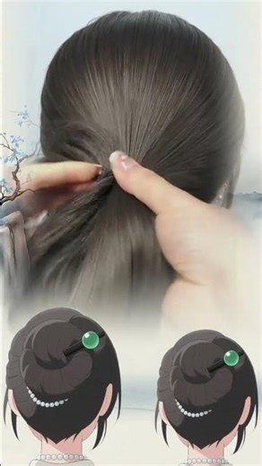 Elegant and Easy Hairpin Updo Tutorial