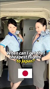 When can I get the cheapest flight to Japan #traveltips #flights #fyp #travel #cheapflights