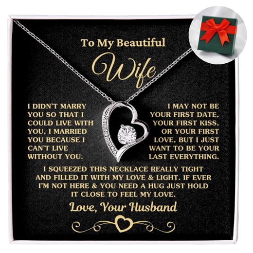 To My Wife Necklace From Husband, to My Soulmate Necklace for Women, Gifts for Wife, Gifts for Her, Birthday Christmas Anniversary Valentine - Etsy
