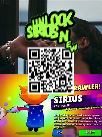 Brawl Stars New QR Code 2026 🔥 Unlock Sirius Box Free Brawl Stars QR Code Rewards