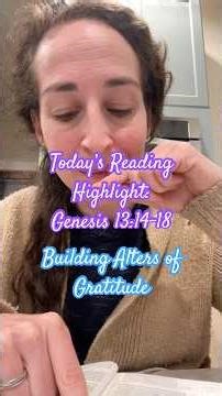 Alters of Gratitude #dailydevotion #bibleinayear #morningdevotion #newyearsresolution #bibleverse