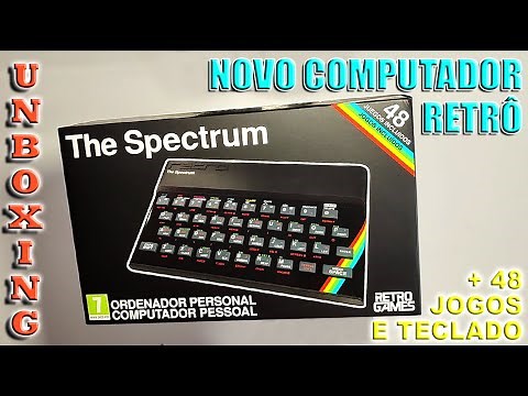 THE SPECTRUM Unboxing - O Mais "NOVO" Computador da RETRO GAMES