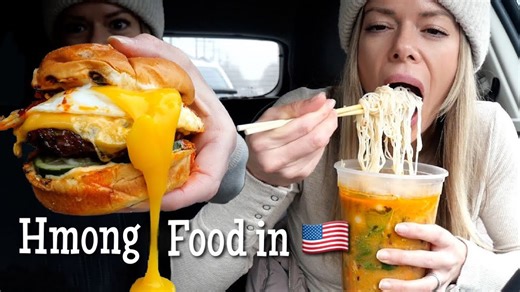 Hmong Breakfast Sando + Khao Poon – A Flavor-Packed Duo!