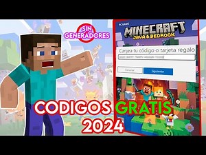 🎁CODIGOS SIN ACTIVAR MINECRAFT GRATIS 🤩 - CUENTAS DE MINECRAFT PREMIUM FULL ACCESS 2024