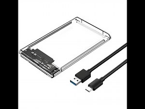 2.5″ SATA HDD SSD External Case, USB 3.1 Type C High Speed Mobile Hard Disk Box, Setup Guide