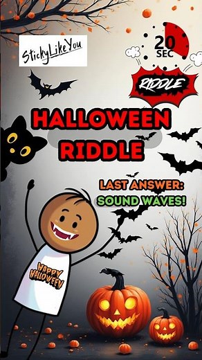 #43 Halloween Riddle 👻 Can You Guess It Before the Ghost Appears? #shorts #riddle #halloween #funny