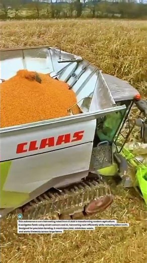 Autonomous Corn Harvester Robot 🚜🌽 | Future of Farming #AgTech #Farming #Automation