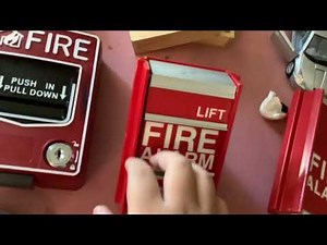 Pulling fire alarm collection| 3 rows and Pull stations