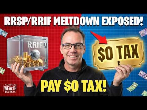 Ultimate RRSP / RRIF Meltdown Strategies to Pay Zero Tax in Canada