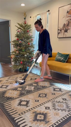 Kimberly Hoff on Instagram: "Clean our entry room with me! I’m always excited to vacuum but even more so now with our new Levoit AERO auto-emptying vacuum cleaner 😍 The auto-empty and charging station are such a game changer, and I love the anti-tangle design, especially since we have 2 toddlers and a dog!! You can find a link to this vacuum in my bio! @levoitlifestyle #levoitAERO #vacuumcleaner #asmrcleaning stationvacuum Christmas"