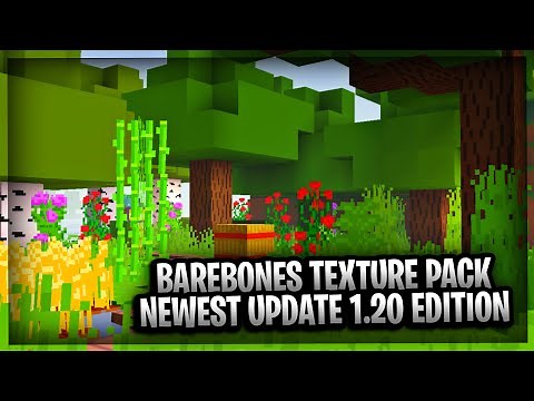 Minecraft Bedrock - BareBones Texture Pack With Free Download For 1.20