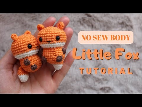 Amigurumi Fox Crochet | How to crochet Little Fox - Keychain