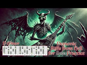 Metal Guitar Backing Track in D Minor - 120 bpm | D Standard Tuning