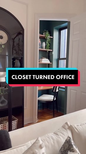 Convert Extra Closet into Office: Utilizing Space and Natural Light