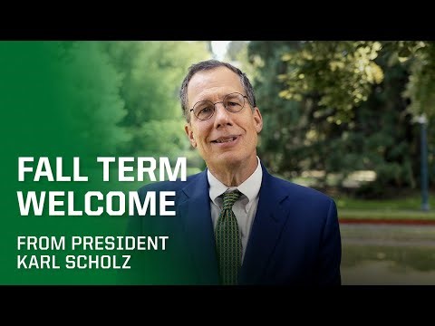 Welcome to Fall Term