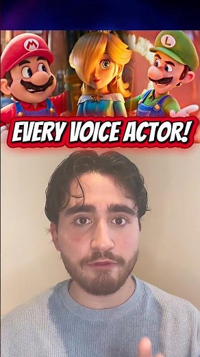 Every Voice Actor in the Super Mario Galaxy Movie! #supermariogalaxy #supermario #shorts