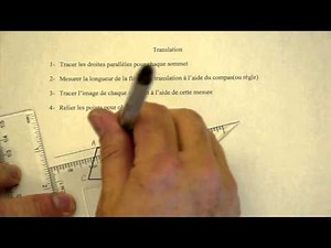 Comment effectuer une translation