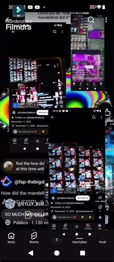 HYPER-QUANTITY MANDELBROTS INVERTED!!!!! #mandelbrot #mandelbrowser