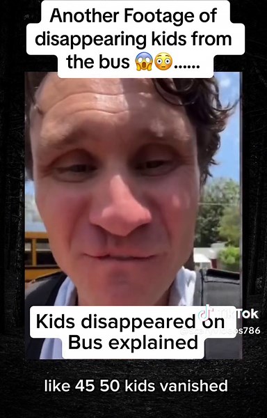 Another footage of disappearing kids from bus 😱😳! #scary #horror #mystery #scaryvideos #glitchinthematrix #glitchinthematrix #horrortok