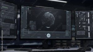 Advanced Firewall Searching IP Address To Track Source Of Cyber Attack. Future UI Firewall. Cyber Attack Protection. Firewall System Locates Cyber Attack Origin Position. Surveillance. High Tech