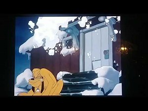 Mickey throws Pluto out of the House/Slams Door/Pluto gets Covered in Snow