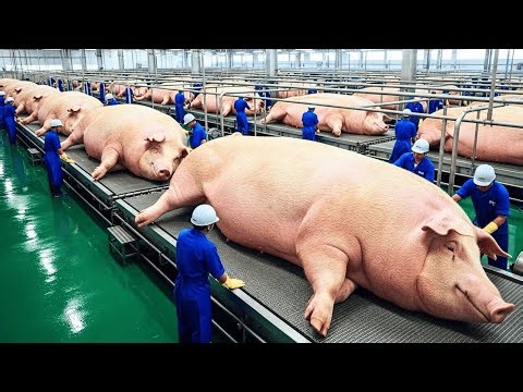 How Millions of Pigs Are Raised and Processed in America – Inside the Modern Pig Farm Industry
