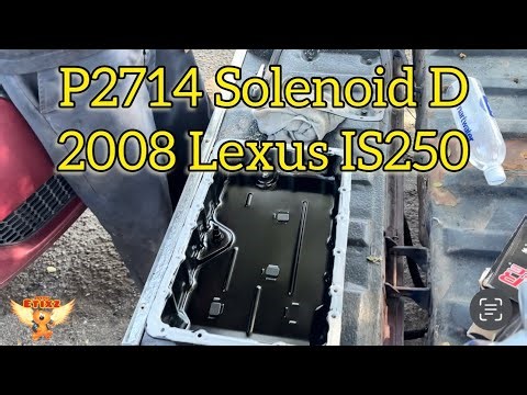 P 2714 Solenoid D EASY FIX HOW TO Toyota Lexus