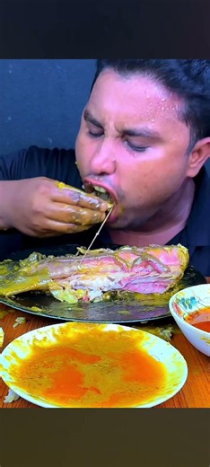 Big Fish With Rice Eating Asmr Video #short #asmr #mukbang #eatingsounds #food #eatingshow #foodie
