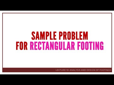 ANALYSIS AND DESIGN OF FOOTINGS | Rectangular Footings