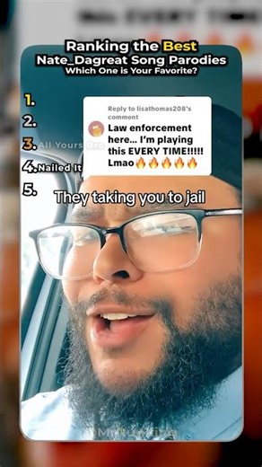Ranking Nate_Dagreat Popular Parodies🎶