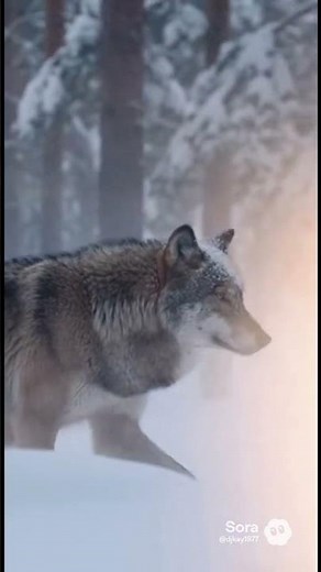 Lone Wolf Fights Through the Storm