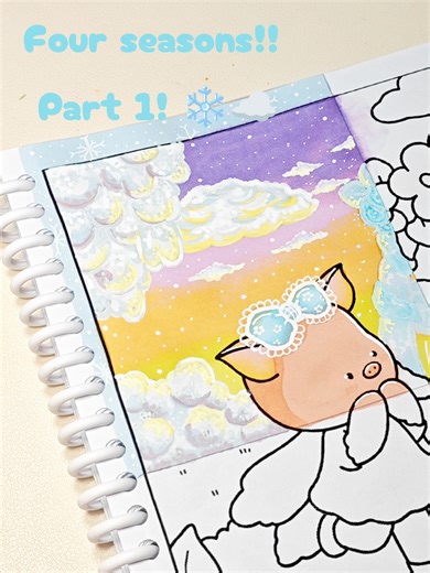 Create a Beautiful Winter Coloring Page Tutorial