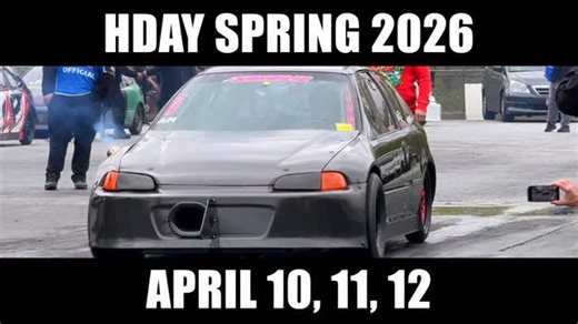 We’re heading back to @goracemir in the spring with the WORLDS LARGEST HONDA & ACURA GATHERING EVENT 😱 , & here are the dates! We can’t wait to head back to MIR world class facility and put on an amazing show for you all. Put that time in & book those hotels! We’ll see you all there 🏁🔥 Event: HDAY SPRING 2026 When: April 10, 11, 12 ! — 3 DAYS!! Friday, Saturday, Sunday Where: Maryland International Raceway @goracemir Address: 27861 Budds Creek RD Mechanicsville MD 20659 #hday #hdayprep #hday2