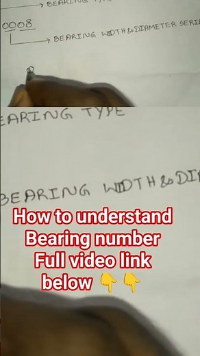 How to understand Bearing number