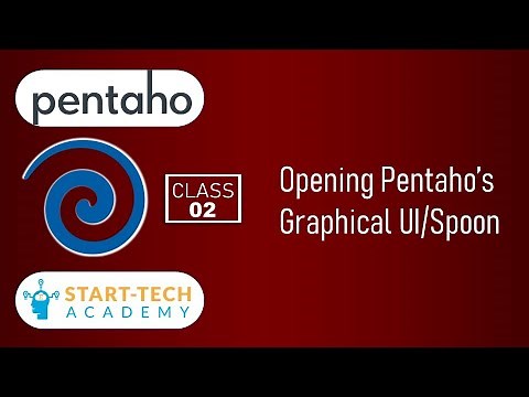 How to open Pentaho's Graphical UI/Spoon | Pentaho PDI