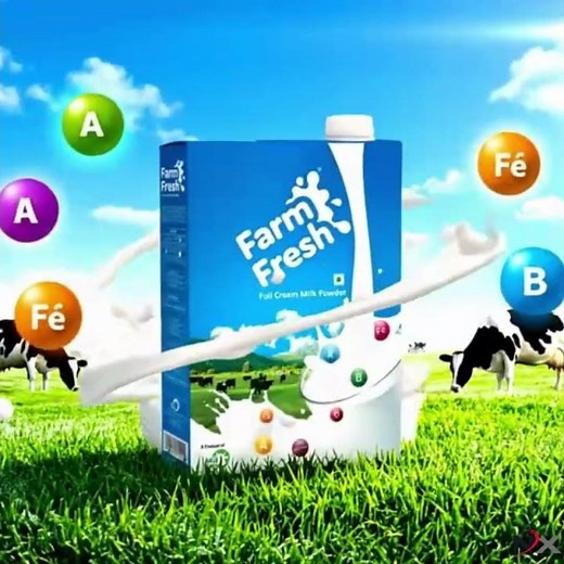 AI-Generated Farm Fresh Milk Ad | Nxgen Infosys AI Food Marketing Demo