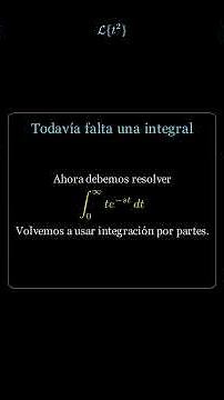 Resolviendo una transformada de Laplace 🔥 #TransformadaDeLaplace #Calculo #Matematicas #fyp #viral