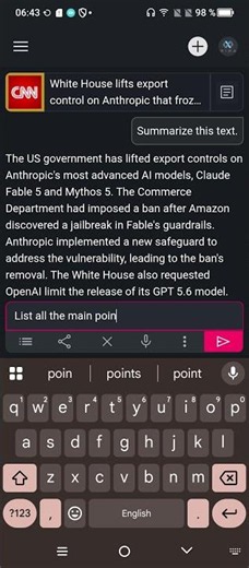 Summarize Webpages with SUMMERA AI - like cnn.com