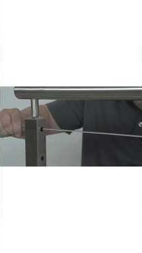 Stainless Steel Rainier Cable Railing System installation – 🔥#railing #diy