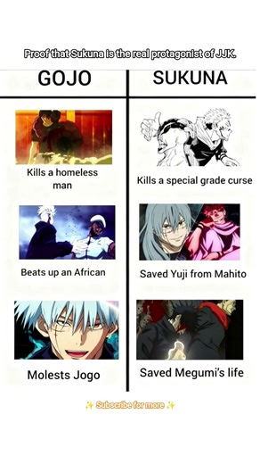 The Honored One vs. The Disgraced One... or is it the other way around? 🤨 #gojo #sukuna #jjkseason3