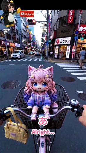 🚲 Asking for Milk Tea in Tokyo! #animeinreallife #shorts