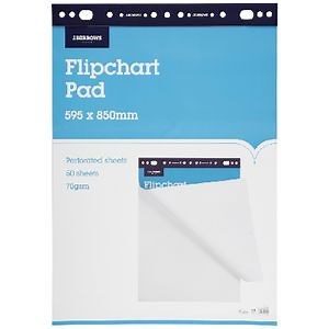 J.Burrows Flip Chart 50 Sheet 595 x 850mm