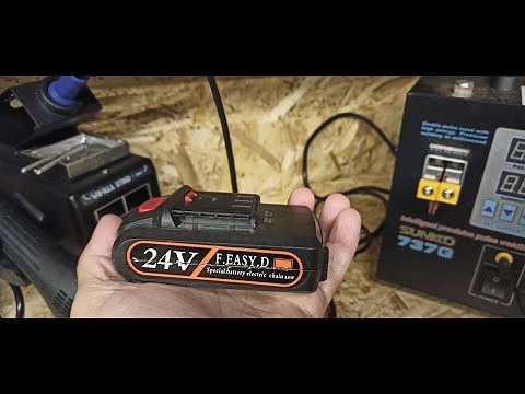 Mini chainsaw battery repair