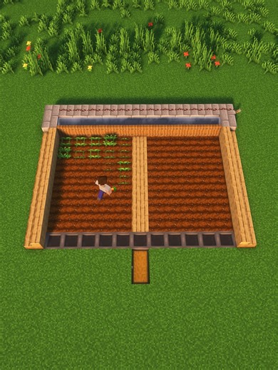 Super Fast and Easy Auto Crop Farm in Minecraft