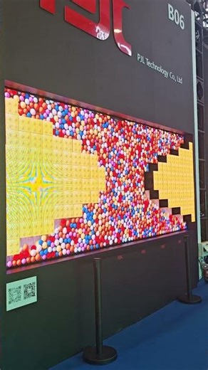 125 panel size matrix kinetic LED wall for rental, events, museum, showroom, advertising