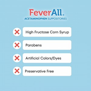 When choosing fever medicine for your little one, turn to FeverAll®. With fewer inactive ingredients, FeverAll has no ❌ high fructose corn syrup, ❌parabens, ❌ artificial colors, ❌ artificial preservatives and is alcohol free. Find Where to Buy FeverAll® https://bit.ly/WhereToBuyFeverAll | FeverAll