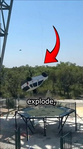 Car vs. Trampoline: Who Wins?