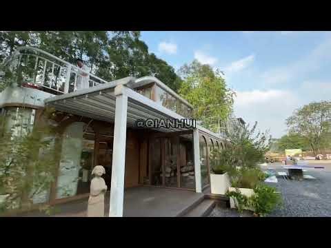 Check Out This Super Cool Two-Story Modular Coffee Shop | Flexible Design & Easy Setup!